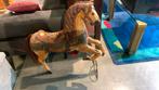 Houten caroussel/ kermis paard op standaard, Antiek en Kunst, Ophalen