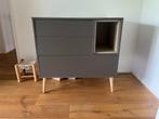 Grijze ladekast, Huis en Inrichting, Kasten | Ladekasten, Ophalen, Gebruikt, 50 tot 100 cm, 3 of 4 laden