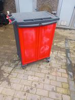 Kunstof gereedschapkar, Doe-het-zelf en Verbouw, Gereedschapskisten, Ophalen, Zo goed als nieuw