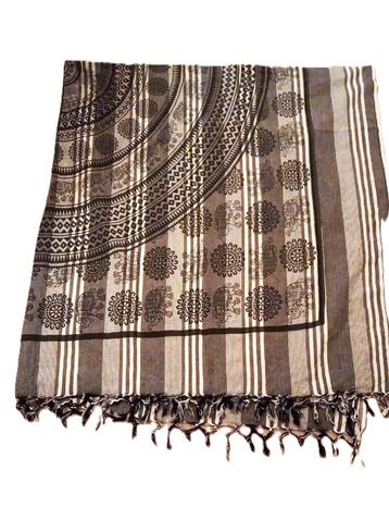 katoenen sprei 220x240 cm zwart wit grijs tinten Nieuw beschikbaar voor biedingen