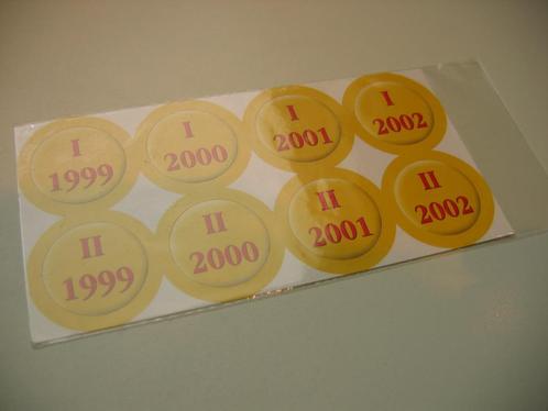 ComputerIdee stickers voor verzamelbanden, Verzamelen, Tijdschriften, Kranten en Knipsels, Tijdschrift, 1980 tot heden, Ophalen of Verzenden