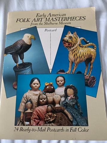 Early American Folk Art Masterpieces - Postkaarten beschikbaar voor biedingen