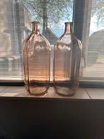 Twee vazen, Ophalen, Zo goed als nieuw, Glas, Minder dan 50 cm