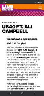1 kaart UB 40., Tickets en Kaartjes, Evenementen en Festivals, Eén persoon
