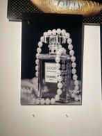 Plexiglas Schilderij Parfumfles 90x60cm - Luxe Decoratie, Huis en Inrichting, Woonaccessoires | Schilderijen, Tekeningen en Foto's