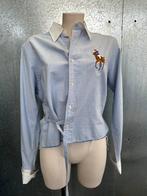 1/off Paris remade blouse cropped blauw 1 off Ralph Lauren, Ophalen of Verzenden, Zo goed als nieuw, Blauw