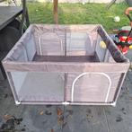 Grondbox 125x125 met zachte puzzelvloer, Ophalen, Zo goed als nieuw, Vierkant, Boxkleed