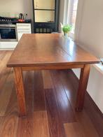 Solide massief-houten eettafel, Ophalen, Gebruikt, 50 tot 100 cm, 150 tot 200 cm
