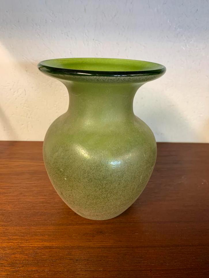 Vaas mooie antieke bohemian Boheemse stijl vaas, Antiek en Kunst, Antiek | Glas en Kristal, Ophalen of Verzenden