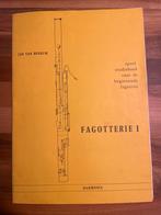 Fagotterie I - Jan van Beekum - Studieboek Fagot, Klassiek, Les of Cursus, Zo goed als nieuw, Overige instrumenten