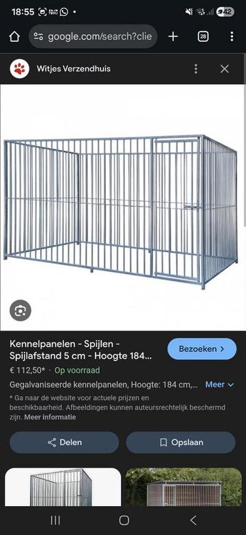 Kennel delen  beschikbaar voor biedingen