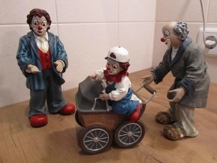 Gilde clowns Millenium jaarstuk, Verzamelen, Beelden en Beeldjes, Gebruikt, Ophalen of Verzenden