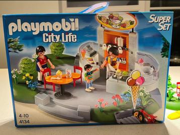 Playmobil IJssalon 4134 - Complete Set beschikbaar voor biedingen