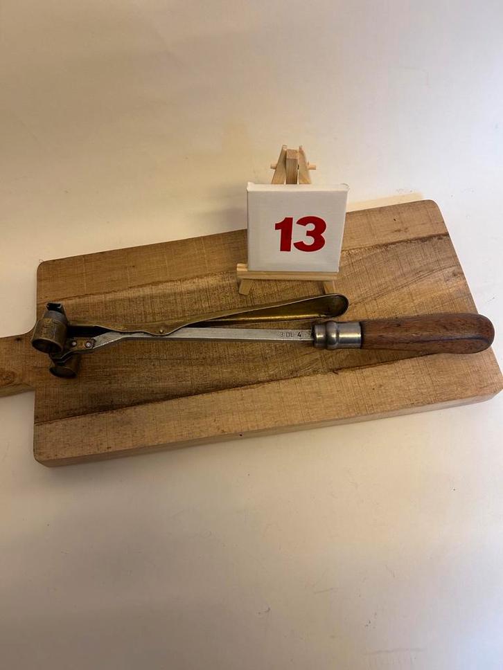 Antieke dubbele magnetische pincet/tang 35cm, Antiek en Kunst, Antiek | Gereedschap en Instrumenten, Ophalen of Verzenden