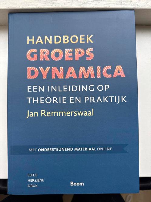 Handboek Groepsdynamica - Jan Remmerswaal, Boeken, Psychologie, Zo goed als nieuw, Sociale psychologie, Ophalen of Verzenden