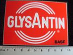 sticker glysAntin basf logo koelvloeistoffen, Verzamelen, Verzenden, Zo goed als nieuw, Merk