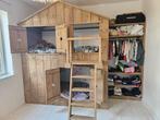 Boomhutbed stapelbed met kast, Ophalen, Nieuw, Hoogslaper