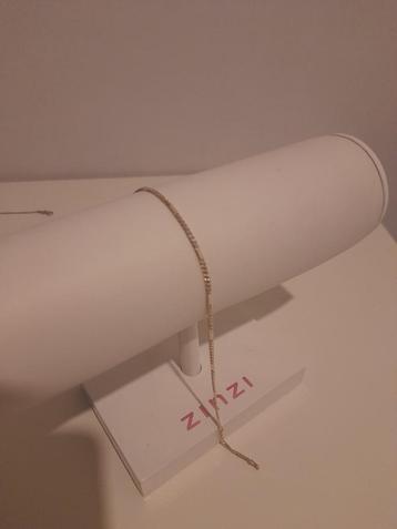 Zilveren figaro enkelband platte uitvoering 26 cm beschikbaar voor biedingen