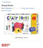 2x set van Crazy forts twv 150€ sinterklaastip!, Kinderen en Baby's, Ophalen of Verzenden, Zo goed als nieuw, Bouwen