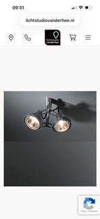 modular 2lichts incl. lichtbronnen led, Huis en Inrichting, Metaal of Aluminium, Ophalen of Verzenden, Zo goed als nieuw, Industriel