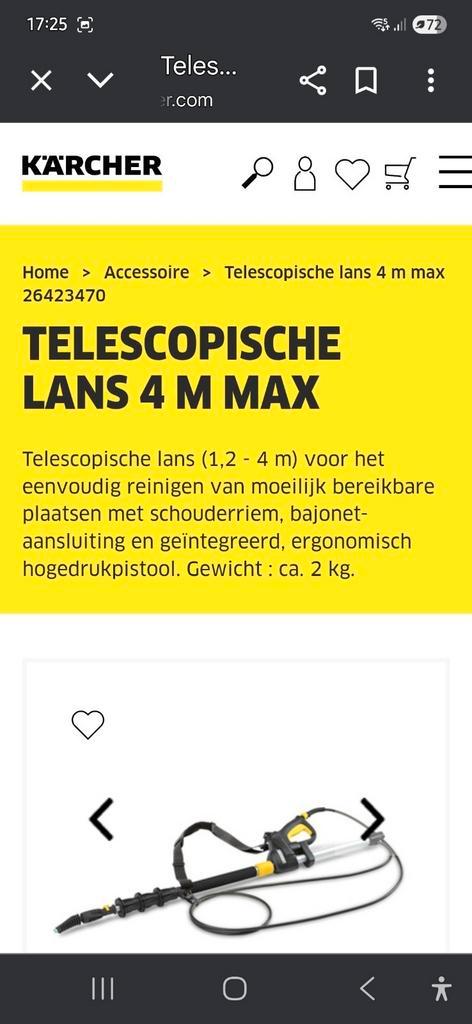 Telescopische lans 1,2-4 m, Tickets en Kaartjes, Kortingen en Cadeaubonnen, Eén persoon, Cadeaubon