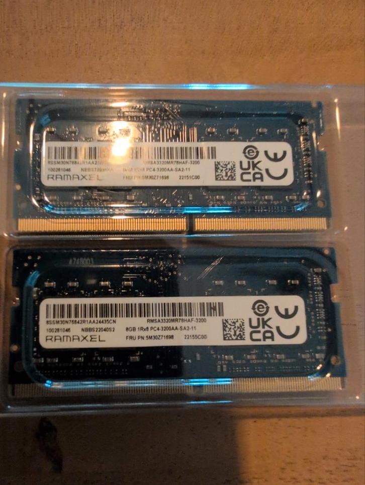 Ramaxel 2 x 8GB DDR4 SODIMM 3200MHz 16Gb, Computers en Software, RAM geheugen, Nieuw, Laptop, 8 GB, DDR4, Ophalen of Verzenden