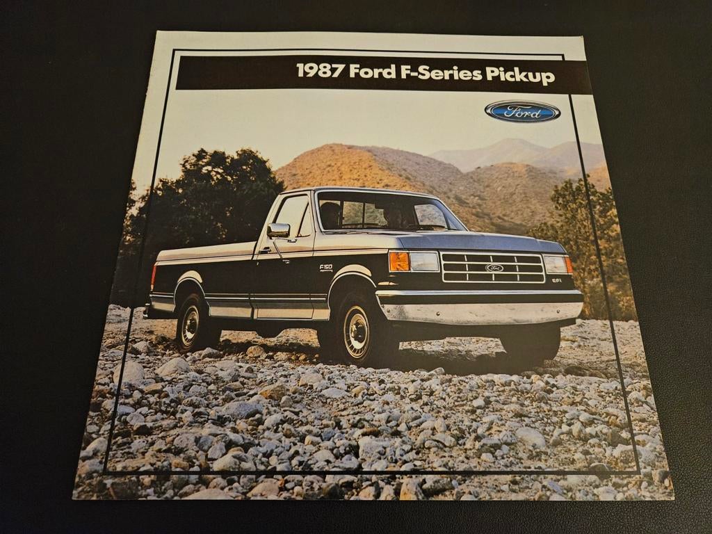 Brochure Ford F-Series Pickup 1987, Ophalen of Verzenden, Zo goed als nieuw, Ford