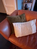 Machalke leren bank - tijdloze kwaliteit, Ophalen of Verzenden, Gebruikt, Bruin, Rechthoekig