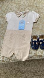 Boxpakje maat 74-80 gebreid beige, Ophalen of Verzenden, Zo goed als nieuw, Jongetje of Meisje, Pakje