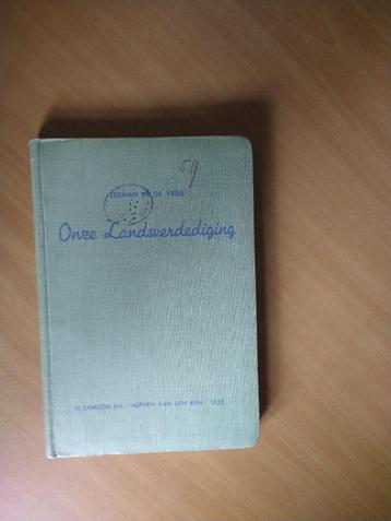 Onze landsverdediging. Zeeman; De Vries	  beschikbaar voor biedingen