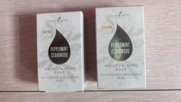 Young living Peppermint Cedarwood Bar Soap 2 stuks beschikbaar voor biedingen