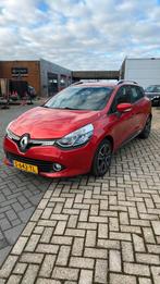 Renault Clio Energy TCe 90pk S&S 2015 Rood, Auto's, Voorwielaandrijving, Stof, 565 kg, Zwart
