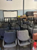 Partij vergaderstoelen grijs en blauw totaal 24 stuks, Ophalen of Verzenden, Zo goed als nieuw, Blauw, Vijf, Zes of meer stoelen