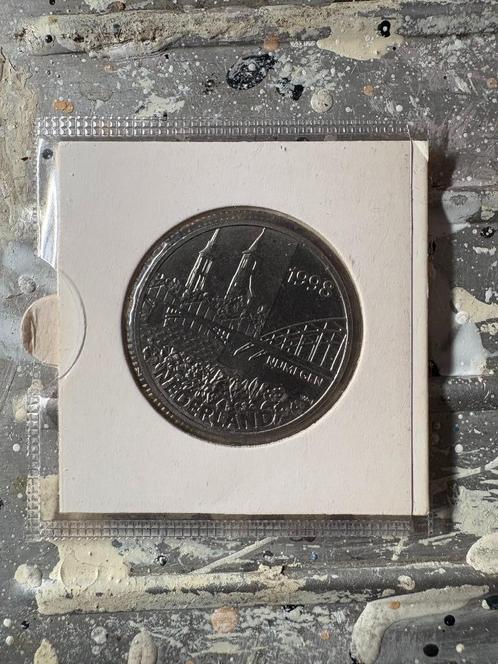 penning Nijmegen 5 gulden/novio, Postzegels en Munten, Penningen en Medailles, Overige materialen, Nederland, Ophalen of Verzenden