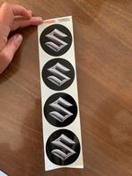Nieuw! Wielnaaf stickers Suzuki Logo Zwart, Ophalen of Verzenden