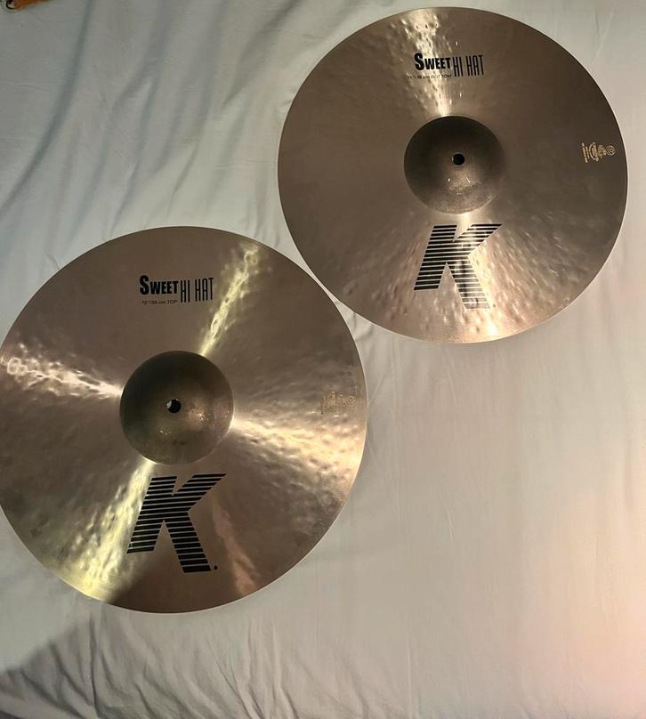 Zildjian K Sweet 15" Hi-Hat - Zo goed als nieuw!, Muziek en Instrumenten, Drumstellen en Slagwerk, Zo goed als nieuw, Overige merken
