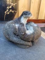 vijverbeeld  spelende otters, Ophalen of Verzenden, Zo goed als nieuw, Overige typen