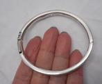 Zilveren viventy armband met steentjes en scharnier nr.1810, Verzenden, Zo goed als nieuw, Zilver, Zilver