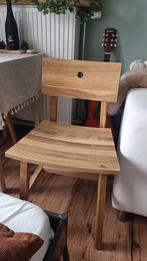 Ikea acacia houten eetkamerstoel, Zo goed als nieuw, Ophalen, Stoel(en)