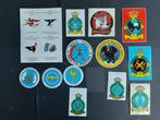 16 stickers van verschillende luchtmacht squadrons (ST16), Verzamelen, Ophalen of Verzenden, Zo goed als nieuw, Patch, Badge of Embleem