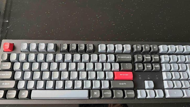 Keychron K10 Pro Wireless Keyboard, Computers en Software, Toetsenborden, Zo goed als nieuw, Qwerty, Draadloos, Ergonomisch, Gaming toetsenbord