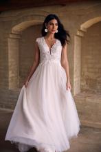 Trouwjurk blush maat 38/40 tule rok, Ophalen of Verzenden, Zo goed als nieuw, Wit, Trouwjurk