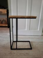 Bijzettafel mangohout, Huis en Inrichting, Tafels | Bijzettafels, Ophalen, Minder dan 55 cm, Industerieel, Zo goed als nieuw