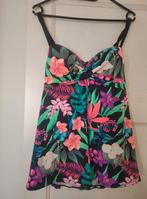 Tankini topje uitlopende a-lijn €20, Ophalen of Verzenden, Zo goed als nieuw, Zwart, Bikini