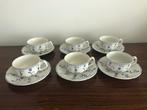 Torgau Margot servies Set  6 kopjes met schoteltjes / bordje, Ophalen of Verzenden