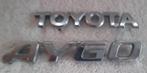 Toyota Aygo Embleem Set, Verzamelen, Ophalen of Verzenden, Gebruikt, Auto's