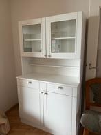 Witte buffetkast, Huis en Inrichting, Kasten | Buffetkasten, Ophalen, Zo goed als nieuw, 25 tot 50 cm