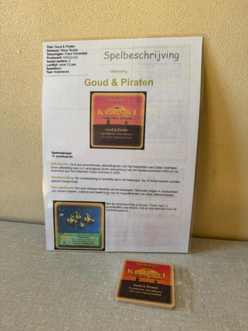 NIEUW in seal GOUD EN PIRATEN kaartspel Kolonisten van Catan, Hobby en Vrije tijd, Gezelschapsspellen | Kaartspellen, Nieuw, Een of twee spelers