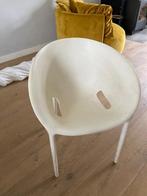 4 soft egg stoelen van Philippe Starck, Huis en Inrichting, Stoelen, Ophalen, Kunststof, Gebruikt, Wit
