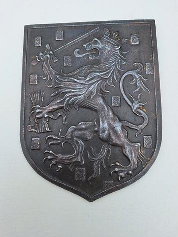 Oud ijzeren Hollands wapenplaquette beschikbaar voor biedingen